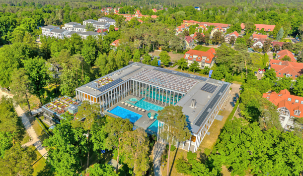 Ansicht SaarowTherme von Oben